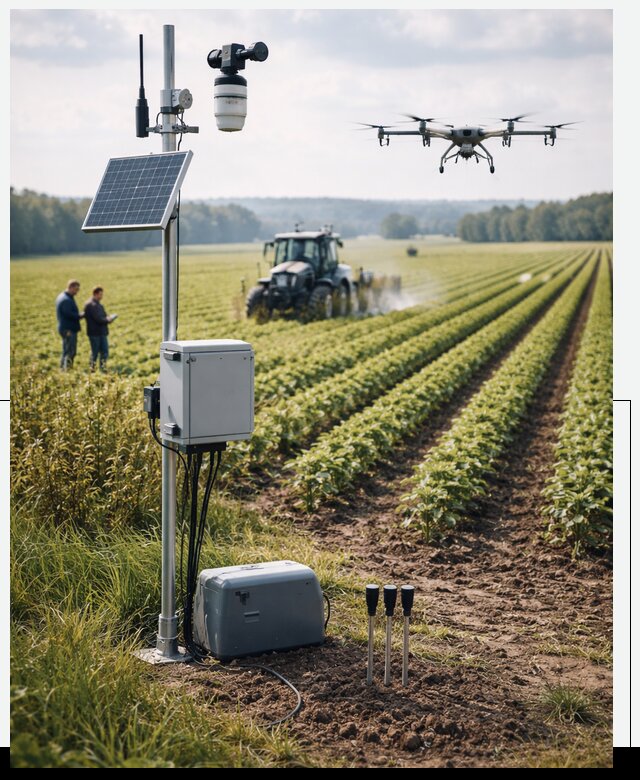 Разработка IoT мониторинга полей в Михайловке от 8642 р. | АвикейМхл